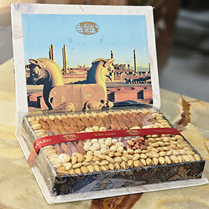 آجیل دستچین ترمه درب دار بزرگ تواضع اصل *