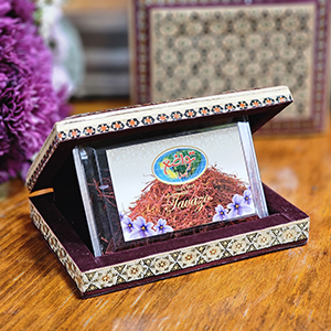 زعفران 5 گرم چوبی خاتم *